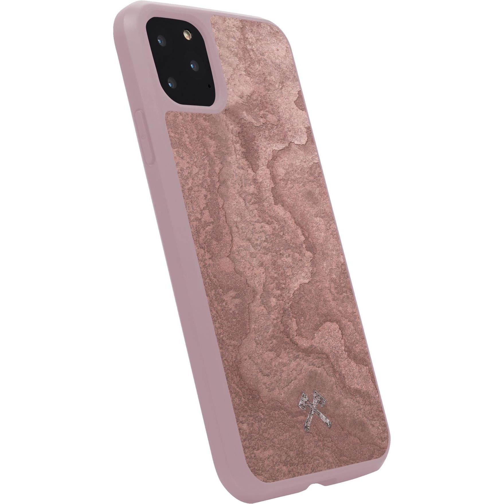 Woodcessories EcoBump Stone (Apple iPhone 11 Pro), Smartphone Hülle, Rosa