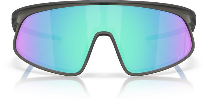 Actual product image Oakley Rslv (Prizm Sapphire Iridium, matte grey smoke, Prizm Sapphire, matte grey smoke)