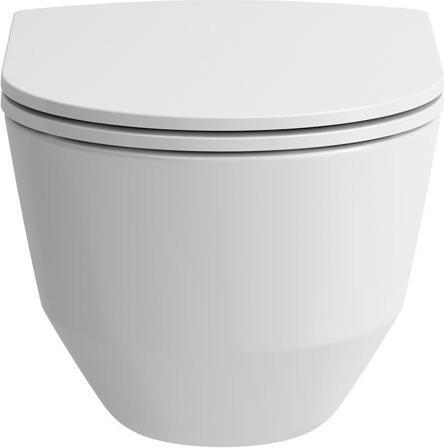 Image du produit Laufen WC Pro profond sans rebord, mural blanc avec revêtement 8209664000001