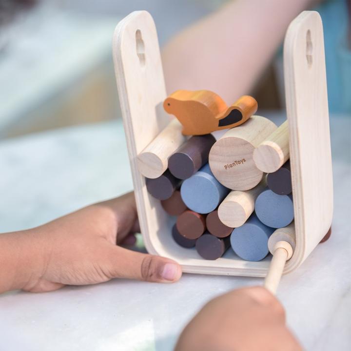 Produktbild Plantoys Timber Tumble (1 - 4 Spieler)