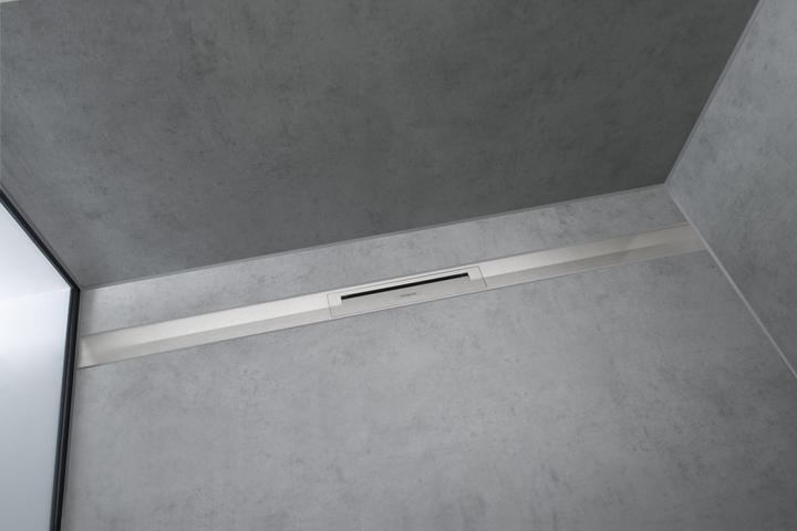 Immagine prodotto hansgrohe HG canale doccia RainDrain Flex kb. per installazione 1000mm acciaio inox spazzolato (1175 mm)