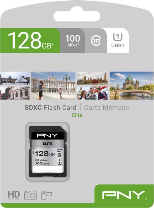 Produktbild PNY Elite (128 GB, SDXC, U1, UHS-I)