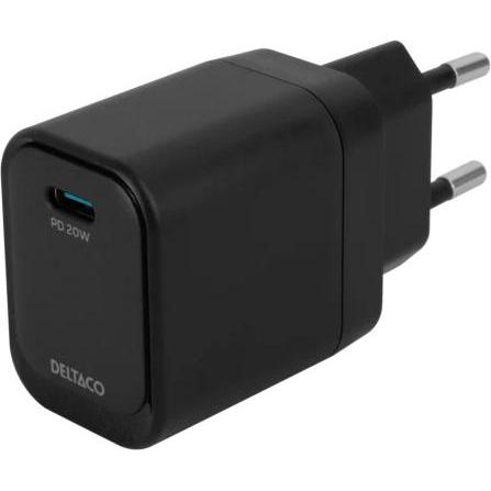 Deltaco 1903150 (20 W), USB Ladegerät, Schwarz