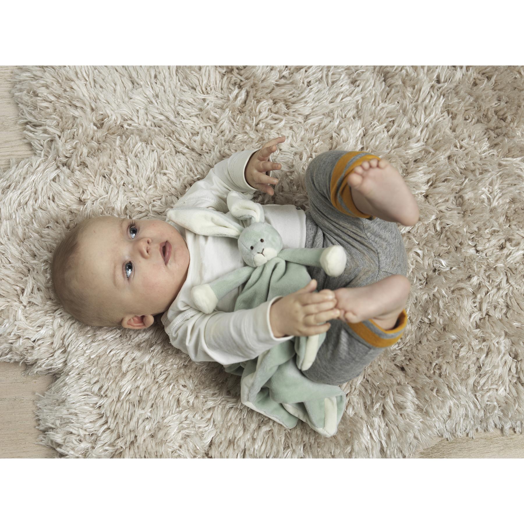 Thumbnail - Teddykompaniet, Schmusetuch, Comforter – Bunny – Dusty Green (TK4068)