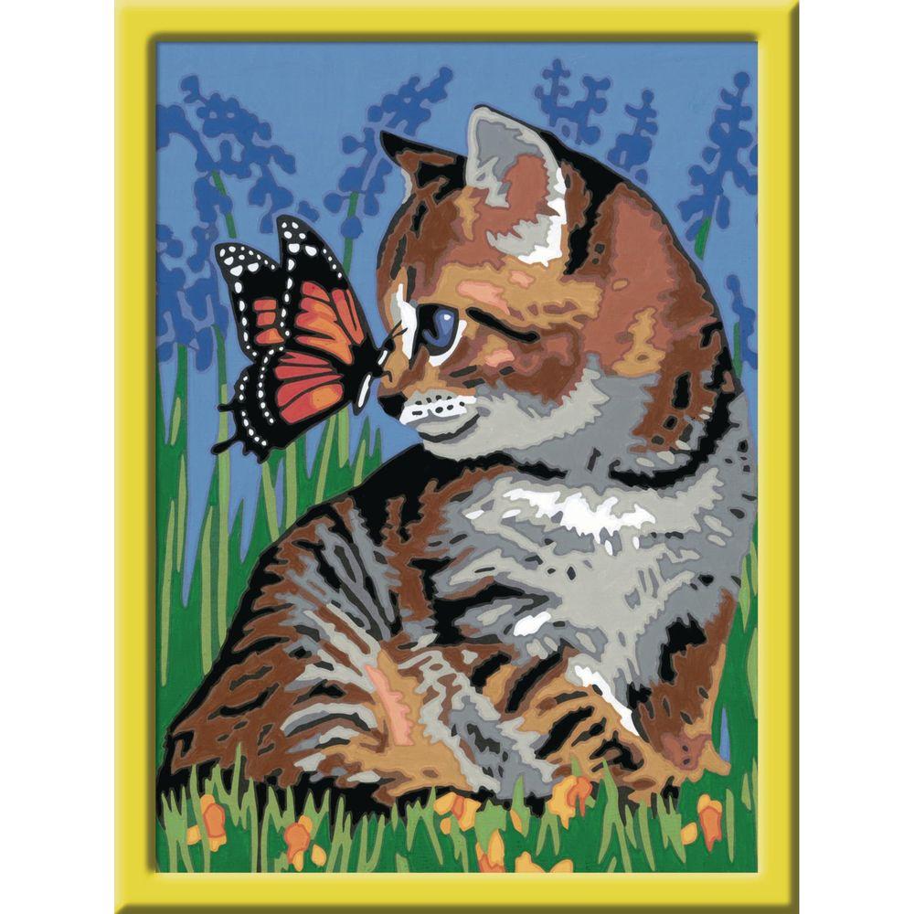 Thumbnail - Ravensburger Katze mit Schmetterling