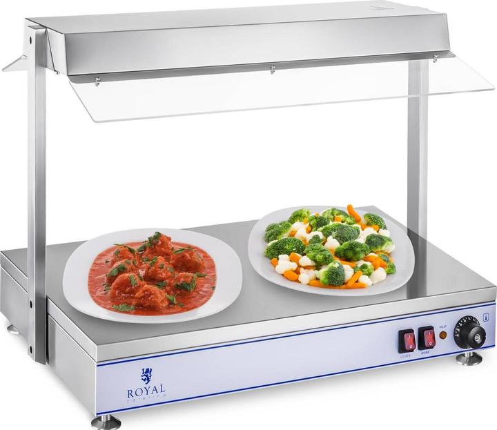 Actual product image Royal Catering Hot Plate - 2 halogen lamps - 1,100 W