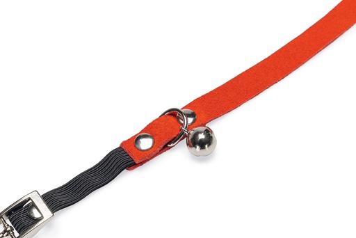 Actual product image Beeztees Bz Cat Collar Velour Red 2 (32, Cat, General)