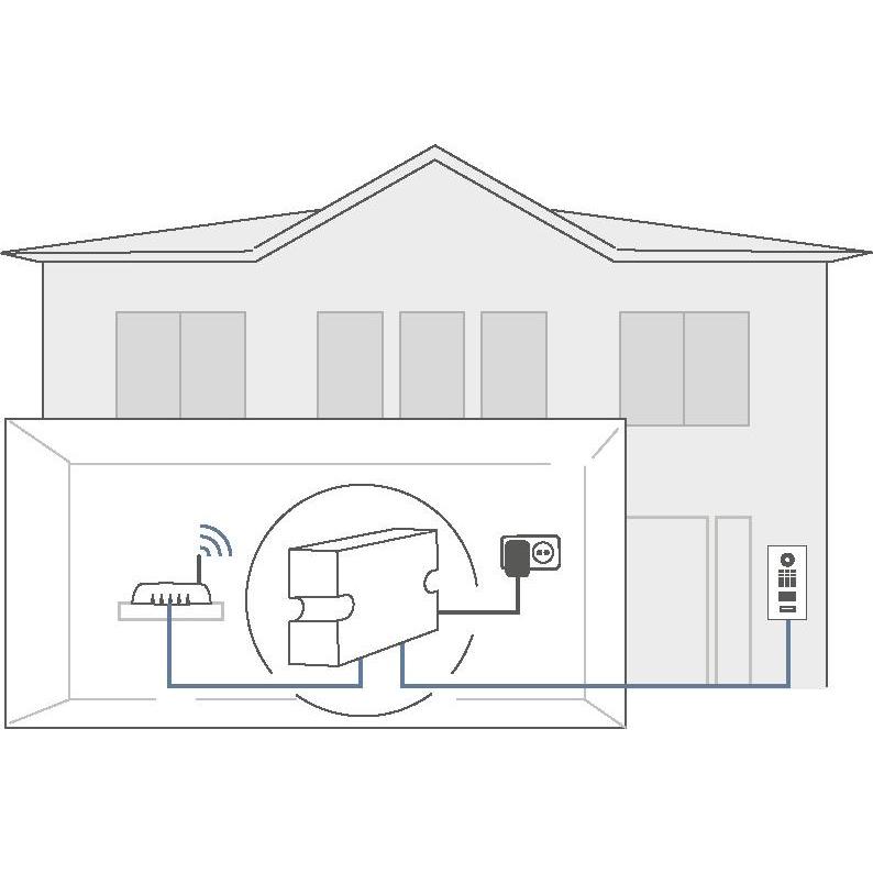 Thumbnail - Doorbird Gigabit High-PoE-Injector A1093 (802.3af (PoE), 802.3at (PoE+)), PoE Injector