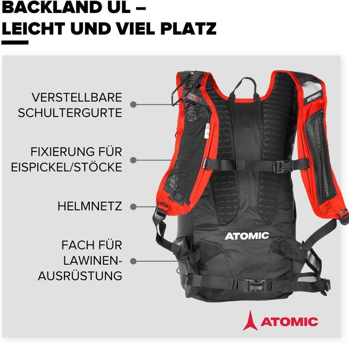 Produktbild Atomic Backland UL 16 Rucksack rot (16 l)