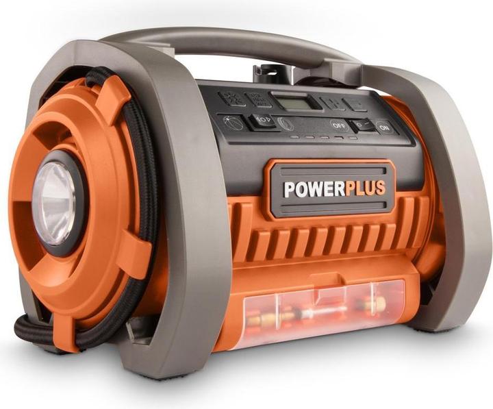 Actual product image Powerplus Dual Power Air Pump 20V (WITHOUT BATTERY) (11 bar)