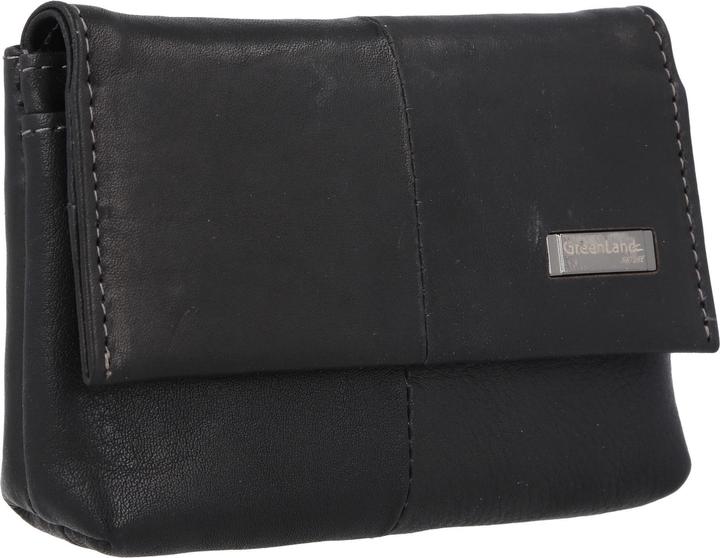 Immagine prodotto Greenland Nature Portachiavi in nappa nera RFID in pelle 11,5 cm