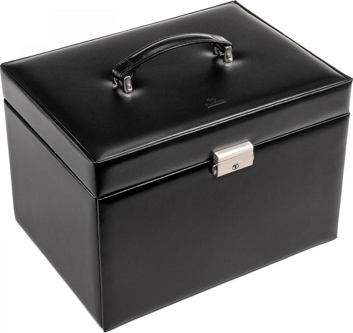 Immagine prodotto Sacher M8.001.010421 - Portagioie Victoria vario in pelle nera