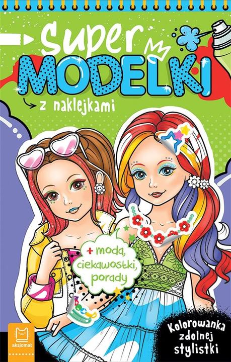 Produktbild Supermodels-Sticker-Malseite...