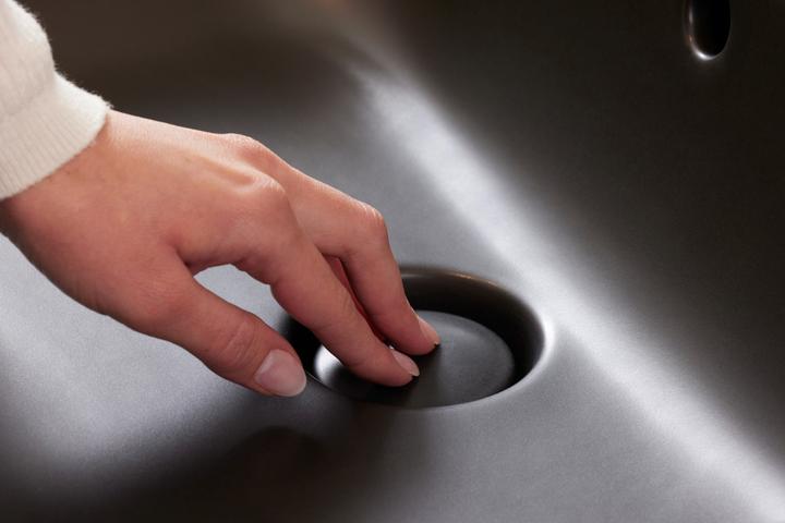 Actual product image Duravit Countertop basin HAPPY D.2 PLUS m ÜL m HLB 500x400mm o HL anthr matt WG (400 mm, 500 mm)