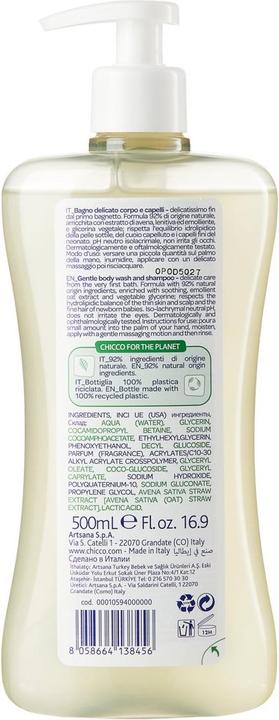 Produktbild Chicco Mildes Duschgel und Shampoo 0m+