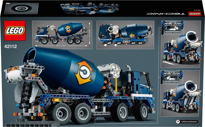 Actual product image LEGO Concrete mixer truck (42112, LEGO Technic)