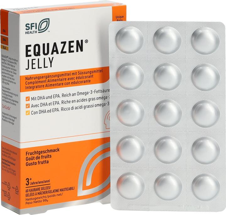 Immagine prodotto Equazen IQ Equazen Jelly gelatine masticabili/gelatine a masticare/gelatina masticabile Blist 60 pezzi (60 Pezzo/i, Gel, 135 g)