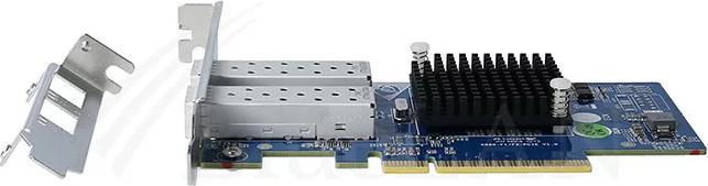 Actual product image BlueLAN Converged Network Adapter X520-DA2, Ethernet, FCoE, 10GbE Dual Port SFP+, Chipset: Intel 82599, PC (Mini PCI Express)