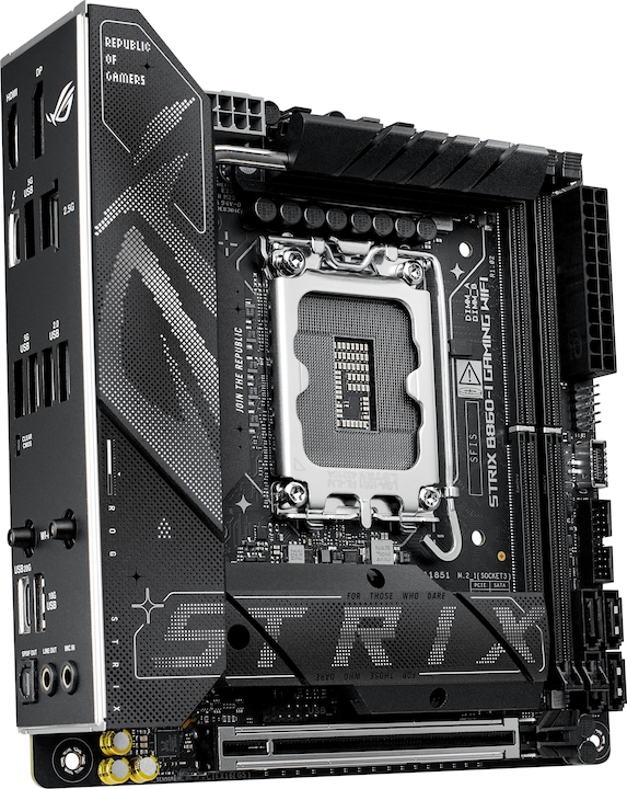 Produktbild ASUS ROG STRIX B860-I GAMING WIFI (LGA 1851, Intel B860, Mini-ITX)