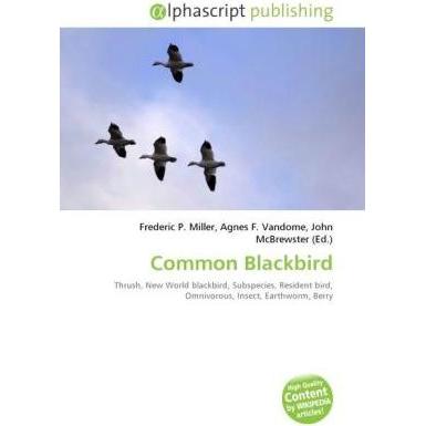 Common Blackbird, Fachbücher