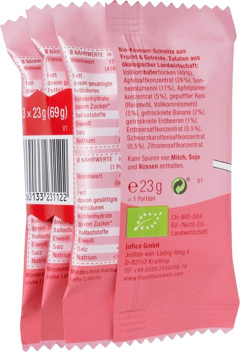 Immagine prodotto Fruchtbar Barrette croccanti 8 x (3 x 23g) (552 g)