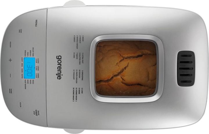 Immagine prodotto Gorenje Macchina del pane BM1600WG Potenza 850 W, Numero di programmi 16, Ekranas LCD, Baltas/Sidabrinis