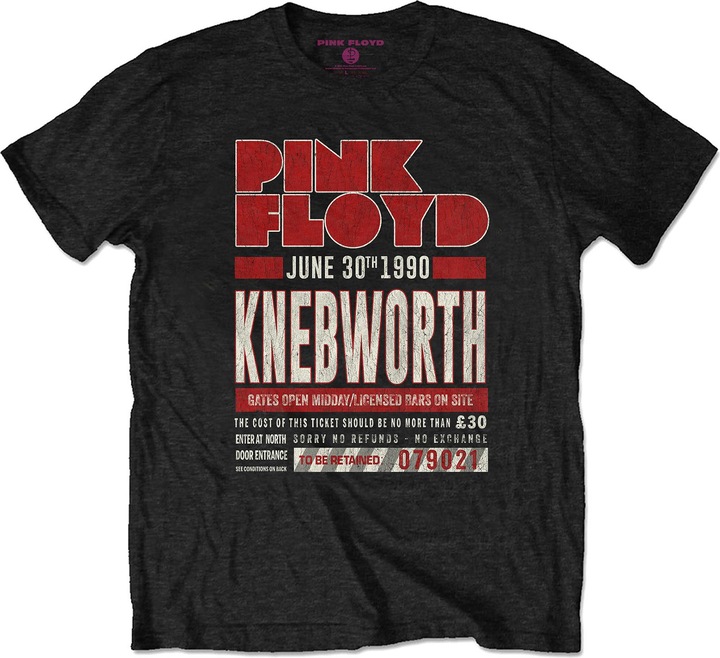 Actual product image Pink Floyd Knebworth 90 Red (XL)