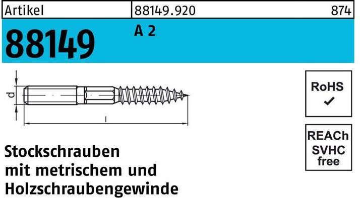 Actual product image Hanger bolt (50 pcs.)