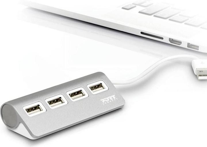 Actual product image Port Designs USB Hub 4 S 2.0 (USB-A, 4 ports)