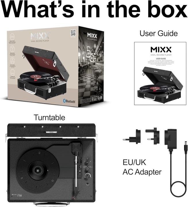 Immagine prodotto Mixx Giradischi stereo Revival 55 (Manuale)