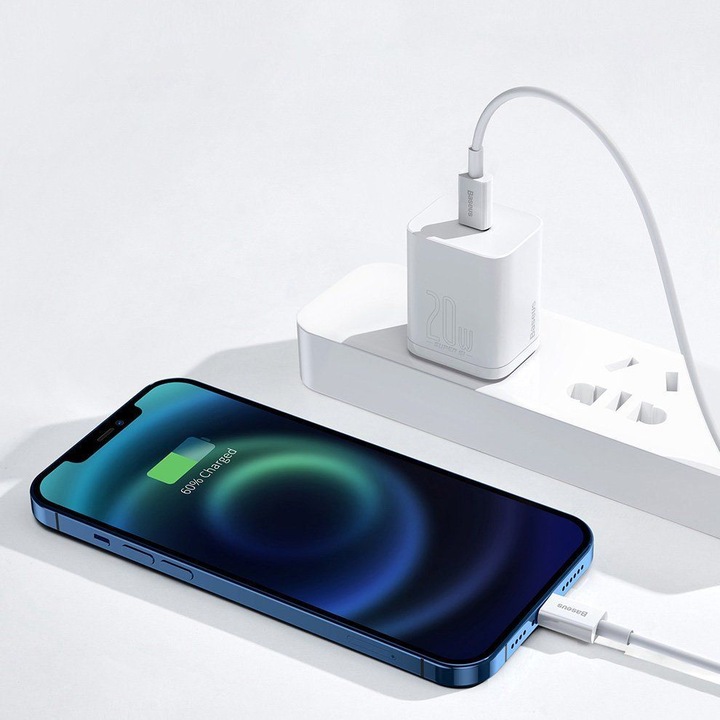 Actual product image Baseus Superior USB Type C - Lightning (1 m, USB 2.0)