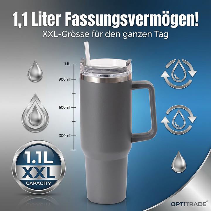 Actual product image Champ Drinking Cup with Straw (1.10 l)