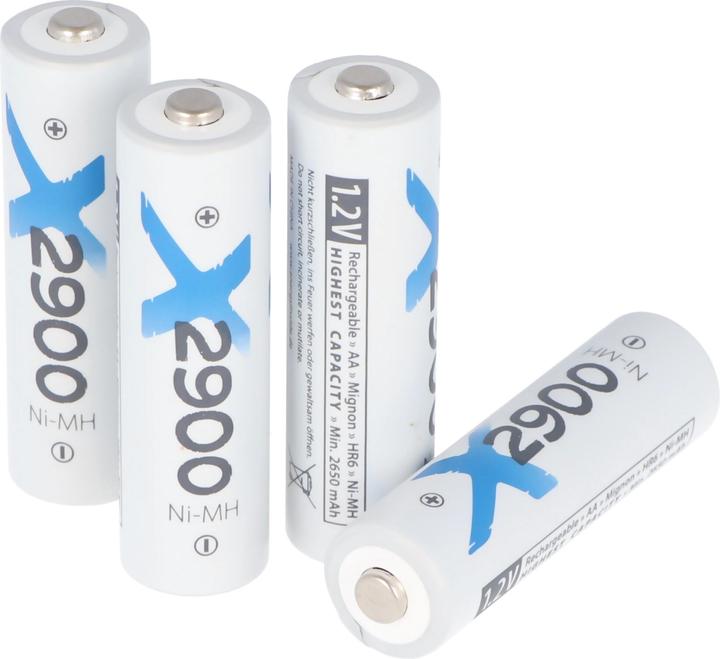 Actual product image AccuCell Akku Mignon AA, 4 Stück verpackt in Folie (4 pcs., AA)