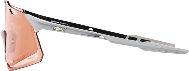 Actual product image 100% Hypercraft Glasses (Matte Stone Grey, HiPER Coral Lens)