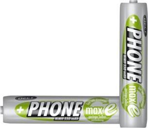 Actual product image Ansmann Micro (AAA) battery NiMH DECT max (2 pcs., AAA, 550 mAh)