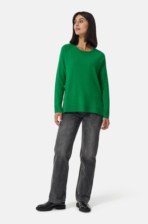 Image du produit Cash-Mere Kaschmir Rundhals Pullover mit Seitenschlitzen (S)