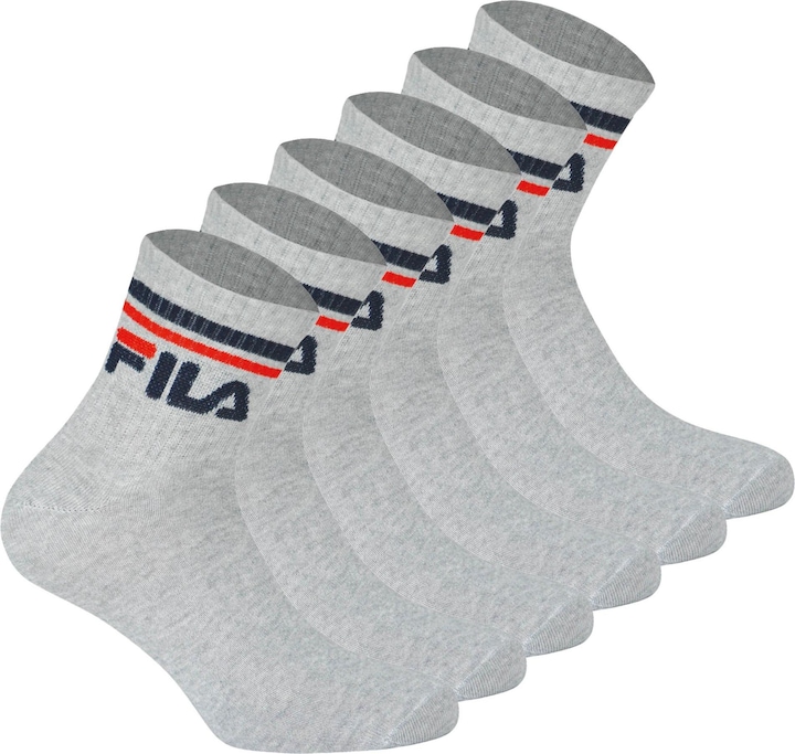 Produktbild FILA Quarter Unisex Plain Socks (6er Pack, 39 - 42)