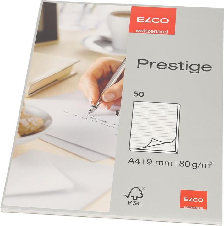 Produktbild Elco Schreibblock Prestige (A4, Liniert, Weicher Einband)