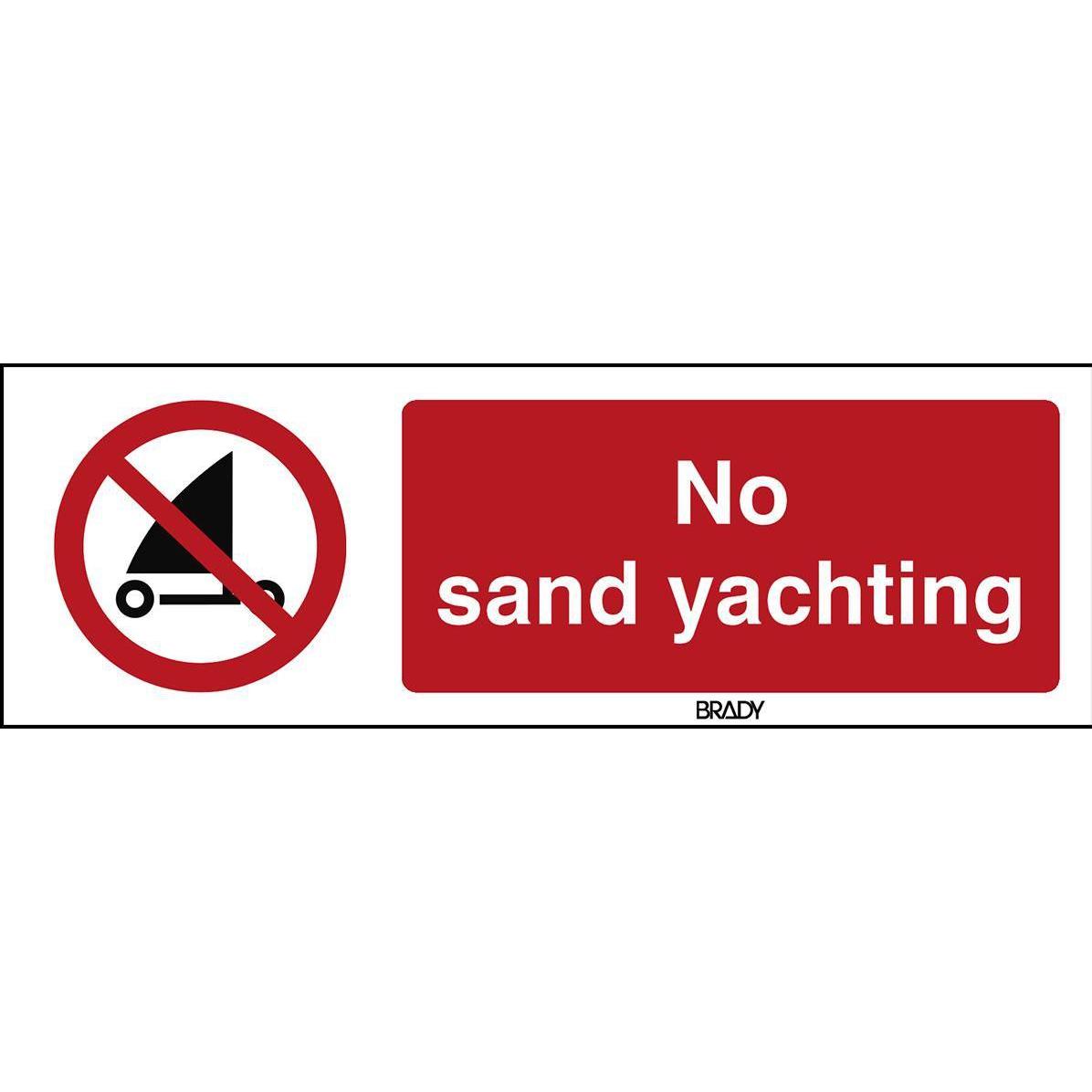 Brady, Sicherheitskennzeichnung, ISO Safety Sign - No sand