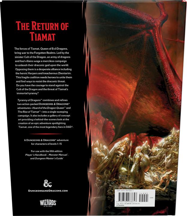 Produktbild Wizards of the Coast Dungeons & Dragons - Tyranny Of Dragons - Englisch (Englisch)