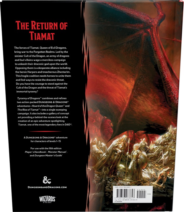 Produktbild Wizards of the Coast Dungeons & Dragons - Tyranny Of Dragons - Englisch (Englisch)