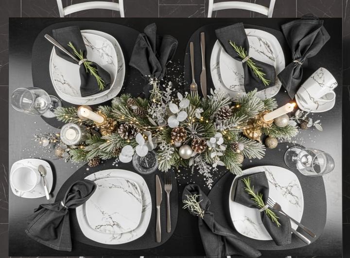 Produktbild Sänger Geschirr Tafelservice Bilgola Marmor (18 Stk.)