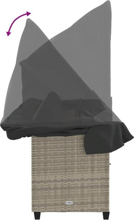 Produktbild vidaXL Sonnenliege