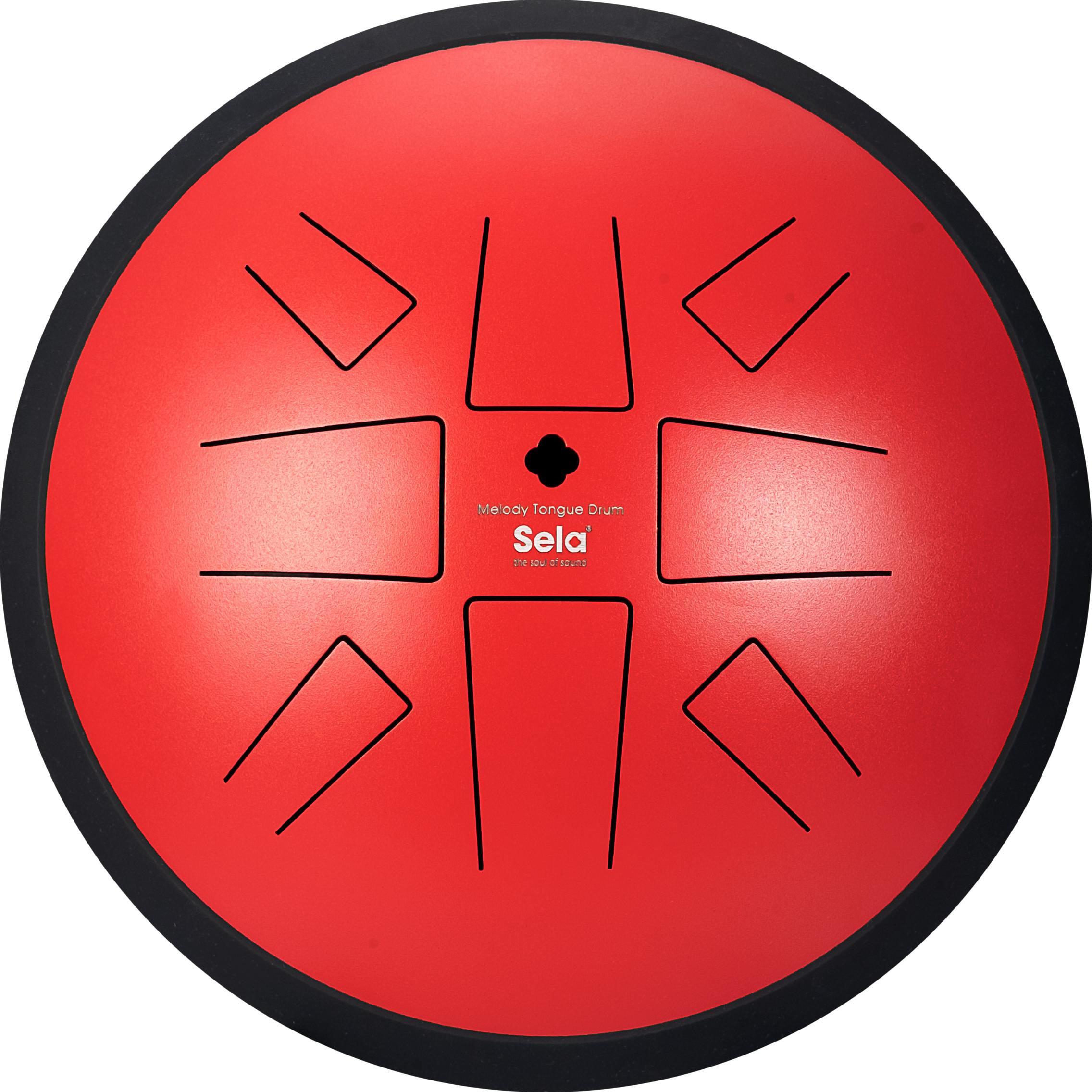 Sela SE 374 Melody Tongue Drum C Pygmy 10 inch Red, Perkussion, Rot