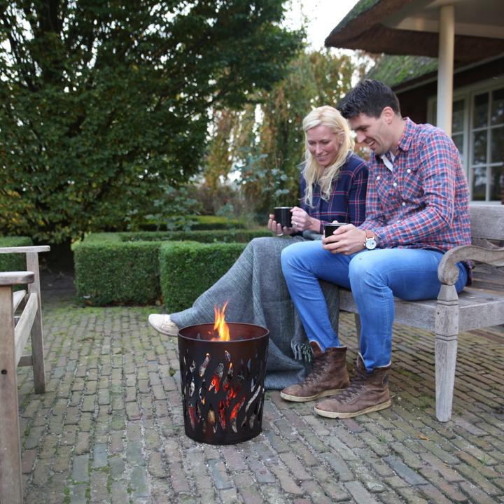 Actual product image Esschert Design Swedish fire basket rust (32 cm)