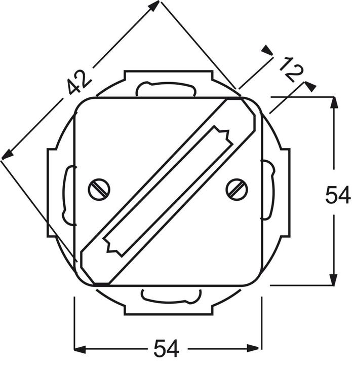 Actual product image Busch-Jaeger Central disc with support ring 2CKA001724A0616