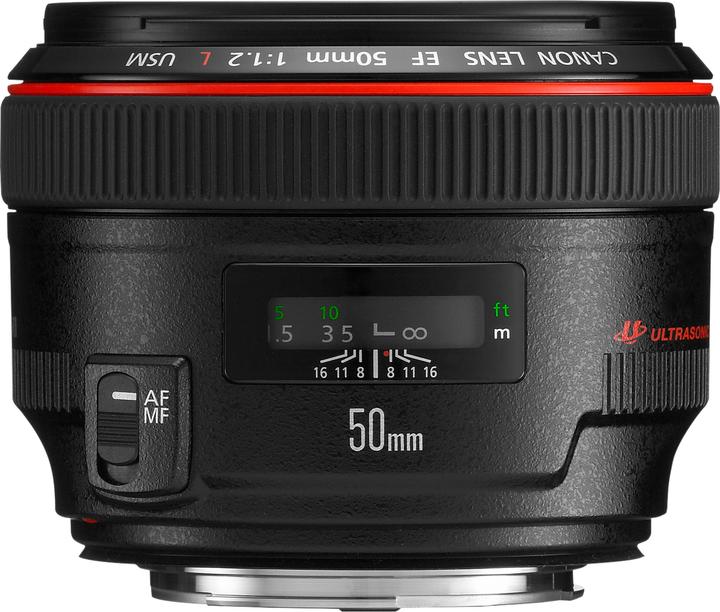 Canon EF 50mm f/1.2L USM (Canon EF, Vollformat)