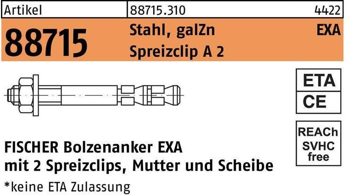 Actual product image Fischer Heavy-duty anchor R 88715 (100 pcs.)