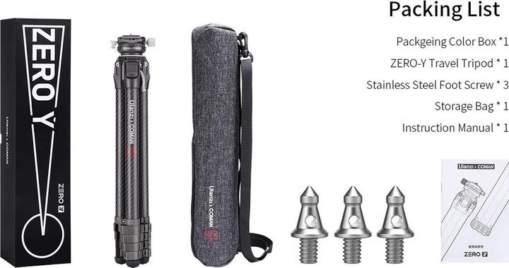 Produktbild Ulanzi Zero Y (Carbon)