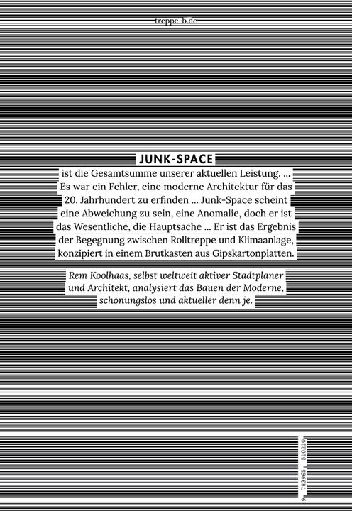Nährwerte und Zutaten Junk-Space (Deutsch, Rem Koolhaas, Fritz Schneider, Günther Rösch, 2020)